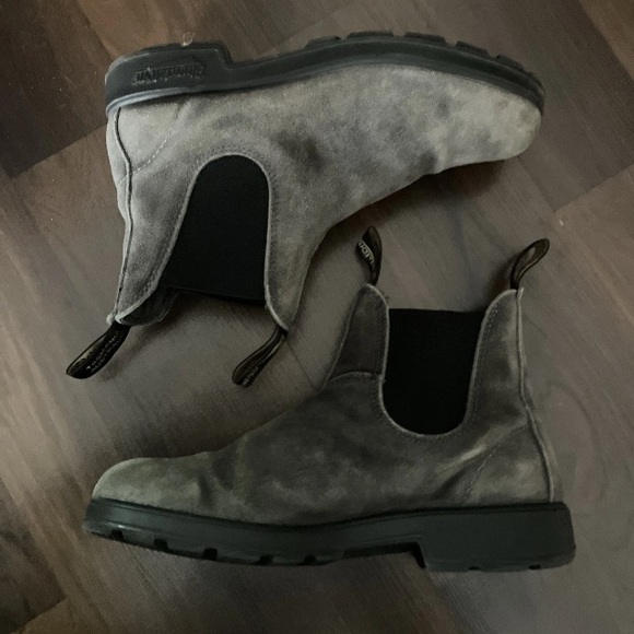 Blundstone Women's Classic Chelsea Boots Charcoal Grey Leather AU 6.5 US - Picture 8 of 15